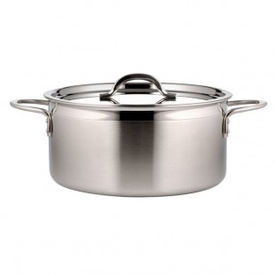 Bon Chef 60301-2TONESS Classic Country French Collection 3.3 Qt. Two-Tone Stainless Steel Sauce Pot with Cover Bon Chef 60301-2TONESS Classic Country French Collection 3.3 Qt. Two-Tone Stainless Steel Sauce Pot with Cover