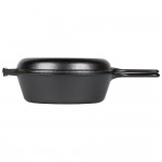 Lodge LCC3 3.2 Qt. Pre-Seasoned Cast Iron Combo Cooker