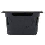 Vollrath 8094420 Super Pan® 1/9 Size Black Polycarbonate Food Pan - 4
