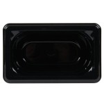 Vollrath 8094420 Super Pan® 1/9 Size Black Polycarbonate Food Pan - 4