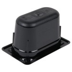 Vollrath 8094420 Super Pan® 1/9 Size Black Polycarbonate Food Pan - 4