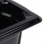 Vollrath 8094420 Super Pan® 1/9 Size Black Polycarbonate Food Pan - 4