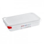 Araven 03022 1/9 Size Translucent Polypropylene Food Pan with Airtight Lid - 6