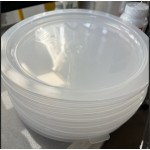 Cambro 12, 18, and 22 Qt. Clear Round Polycarbonate Food Storage Container Lid RFSCWC12135 - 6/Case Cambro 12, 18, and 22 Qt. Clear Round Polycarbonate Food Storage Container Lid RFSCWC12135 - 6/Case
