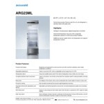 Summit Appliance ARG23ML Accucold Pharma-Lab Performance Series 23 Cu. Ft. Stainless Steel Glass Door Reach-In Pharmacy / Medical Refrigerator - 115V Summit Appliance ARG23ML Accucold Pharma-Lab Performance Series 23 Cu. Ft. Stainless Steel Glass Door Reach-In Pharmacy / Medical Refrigerator - 115V