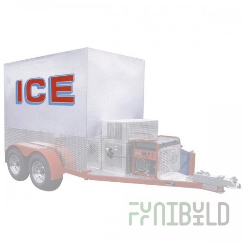Polar Temp 5X10AD Auto Defrost Refrigerated Ice Transport - 283 cu. ft.