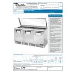 True TFP-72-30M-FGLID-HC 72 1/8 True TFP-72-30M-FGLID-HC 72 1/8