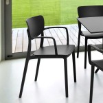 Siesta Lisa Black Resin Outdoor Dining Arm Chair Siesta Lisa Black Resin Outdoor Dining Arm Chair