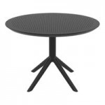 Siesta Lisa Black Resin Outdoor Dining Arm Chair Siesta Lisa Black Resin Outdoor Dining Arm Chair