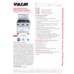 Scratch and Dent Vulcan 36C-6BN Endurance 6 Burner 36 Scratch and Dent Vulcan 36C-6BN Endurance 6 Burner 36