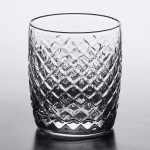Anchor Hocking 13398FS Cross-Hatch 10 oz. Rocks / Old Fashioned Glass - 12/Case