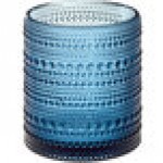 Zwiesel Fortessa Jupiter 10 oz. Cornflower Blue Rocks / Double Old Fashioned Glass - 24/Case
