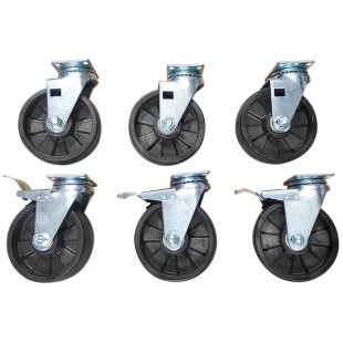 Imperial Range 10-39949 Swivel Plate Casters Set with 6 Casters Imperial Range 10-39949 Swivel Plate Casters Set with 6 Casters