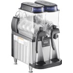 Bunn 58000.0015 Ultra NX Black and Stainless Steel Double 3 Gallon Slushy Machine - 120V Bunn 58000.0015 Ultra NX Black and Stainless Steel Double 3 Gallon Slushy Machine - 120V