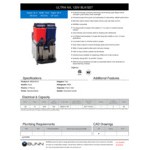 Bunn 58000.0015 Ultra NX Black and Stainless Steel Double 3 Gallon Slushy Machine - 120V Bunn 58000.0015 Ultra NX Black and Stainless Steel Double 3 Gallon Slushy Machine - 120V