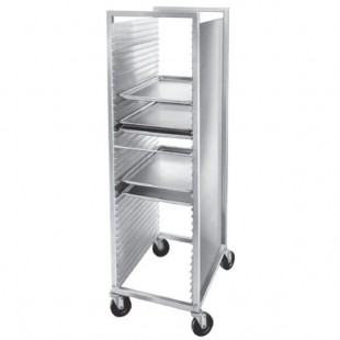 Channel 620 40 Pan End Load Semi-Enclosed Aluminum Bun / Sheet Pan Rack - Assembled Channel 620 40 Pan End Load Semi-Enclosed Aluminum Bun / Sheet Pan Rack - Assembled