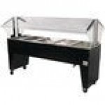 Advance Tabco B5-CPU-B Five Well Everyday Buffet Ice-Cooled Table with Open Base - Open Well