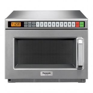 Panasonic NE-21521 Stainless Steel Commercial Microwave Oven - 208/240V, 2100W