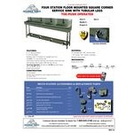 Advance Tabco 19-18-80FV Multi-Station Hand Sink with 8