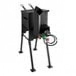 Backyard Pro BP4GEFS 4 Gallon Steel Liquid Propane Stationary Outdoor Deep Fryer - 90,000 BTU