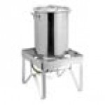 Backyard Pro BP4GEFS 4 Gallon Steel Liquid Propane Stationary Outdoor Deep Fryer - 90,000 BTU