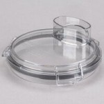 Waring WFP14S 3.5 Qt. Clear Batch Bowl Food Processor with Vegetable Prep Lid Chute and 4 Discs - 1 hp