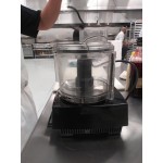 Waring WFP14S 3.5 Qt. Clear Batch Bowl Food Processor with Vegetable Prep Lid Chute and 4 Discs - 1 hp