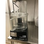 Waring WFP14S 3.5 Qt. Clear Batch Bowl Food Processor with Vegetable Prep Lid Chute and 4 Discs - 1 hp
