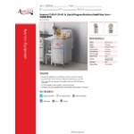 Avantco F3-ES-P 35-40 lb. Liquid Propane Stainless Steel Floor Fryer - 70,000 BTU Avantco F3-ES-P 35-40 lb. Liquid Propane Stainless Steel Floor Fryer - 70,000 BTU