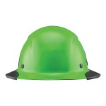 Lift Safety Dax Fifty50 Lime Green / Black Carbon Fiber Full Brim Hard Hat HDF50C-20GC
