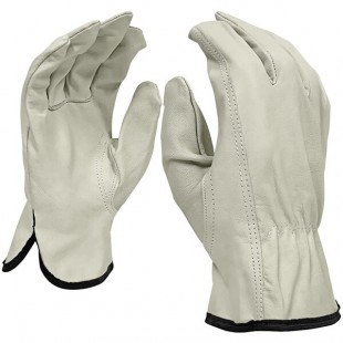 Cordova Economy Grain Goatskin Driver's Gloves with Keystone Thumbs - Medium - Pair