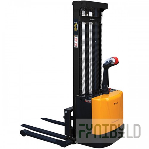 Vestil 2,000 lb. Powered Fork Lift Stacker with 8