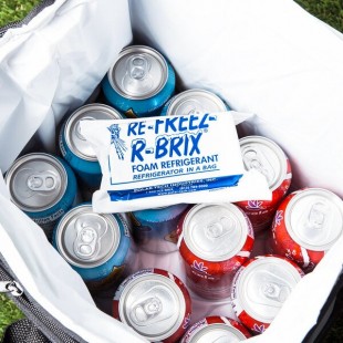 Polar Tech 7.5 oz. Re-Freez-R-Brix Foam Freeze Pack - 48/Case