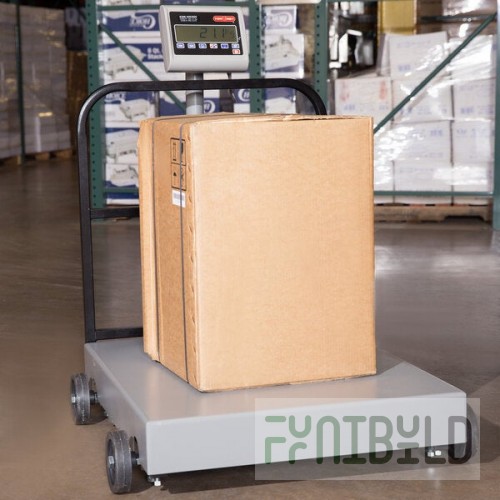 Tor Rey EQM-400/800 800 lb. Digital Receiving Bench Scale with Tower Display, Legal for Trade