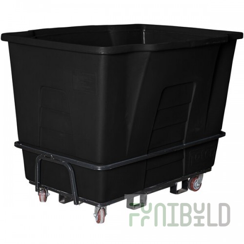 Toter AM120-00BLK 2 Cubic Yard Blackstone Universal Mobile Waste Receptacle (2300 lb. Capacity)