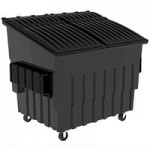 Toter AM120-00BLK 2 Cubic Yard Blackstone Universal Mobile Waste Receptacle (2300 lb. Capacity) Toter AM120-00BLK 2 Cubic Yard Blackstone Universal Mobile Waste Receptacle (2300 lb. Capacity)