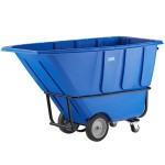 Lavex 1 Cubic Yard Blue Towable Heavy-Duty Tilt Truck / Trash Cart (2,100 lb. Capacity) Lavex 1 Cubic Yard Blue Towable Heavy-Duty Tilt Truck / Trash Cart (2,100 lb. Capacity)