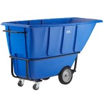 Lavex 1 Cubic Yard Blue Towable Heavy-Duty Tilt Truck / Trash Cart (2,100 lb. Capacity) Lavex 1 Cubic Yard Blue Towable Heavy-Duty Tilt Truck / Trash Cart (2,100 lb. Capacity)