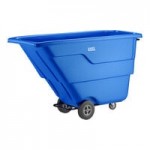 Lavex 1 Cubic Yard Blue Towable Heavy-Duty Tilt Truck / Trash Cart (2,100 lb. Capacity) Lavex 1 Cubic Yard Blue Towable Heavy-Duty Tilt Truck / Trash Cart (2,100 lb. Capacity)