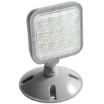 Lavex Outdoor / Indoor Single Head Remote LED Emergency Light - 1.2 Watt, 3.6V - 9.6V Compatibility