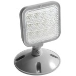 Lavex Outdoor / Indoor Single Head Remote LED Emergency Light - 1.2 Watt, 3.6V - 9.6V Compatibility