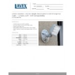 Lavex Outdoor / Indoor Single Head Remote LED Emergency Light - 1.2 Watt, 3.6V - 9.6V Compatibility