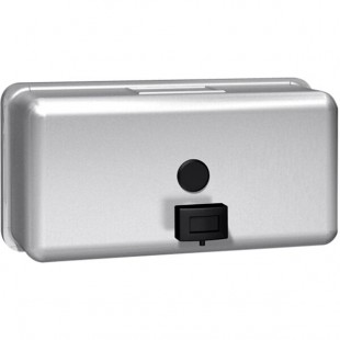 American Specialties, Inc. 10-0345 Stainless Steel Surface-Mounted Horizontal Liquid Soap Dispenser American Specialties, Inc. 10-0345 Stainless Steel Surface-Mounted Horizontal Liquid Soap Dispenser