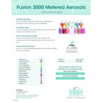 Fresh Products Fusion 3000 MAIR-F-000I012M-06 8.45 oz. Cotton Blossom Scent Metered Aerosol Air Freshener Refill - 12/Case