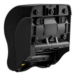 San Jamar Tear-N-Dry Essence EcoLogic T8000REBK Black Roll Towel Dispenser