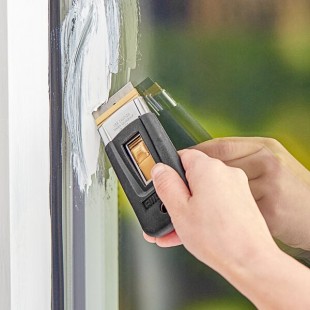 Allway Tools SGS Soft-Grip Retractable Glass Scraper with 5 Blades