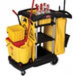 Rubbermaid® FG9T7200BLA High Capacity Janitor Cart Rubbermaid® FG9T7200BLA High Capacity Janitor Cart