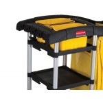 Rubbermaid® FG9T7200BLA High Capacity Janitor Cart Rubbermaid® FG9T7200BLA High Capacity Janitor Cart