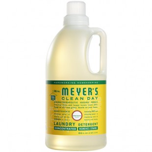 Mrs. Meyer's Clean Day 369506 64 fl. oz. Honeysuckle Laundry Detergent - 6/Case