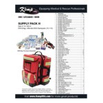Kemp USA 10-160-H 570-Piece Medical Supply Pack H for Kemp USA EMS Gear Bags